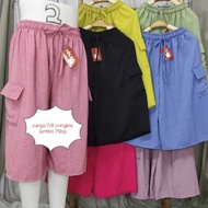 Pants 7/8 cargo And Plain Latest Material 2023/ 7/8 cargo And Plain Size M L XL XXL