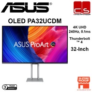 ASUS ProArt Display OLED PA32UCDM 4K 240Hz 0.1ms (3840 x 2160) Thunderbolt™ 4 PD 96W