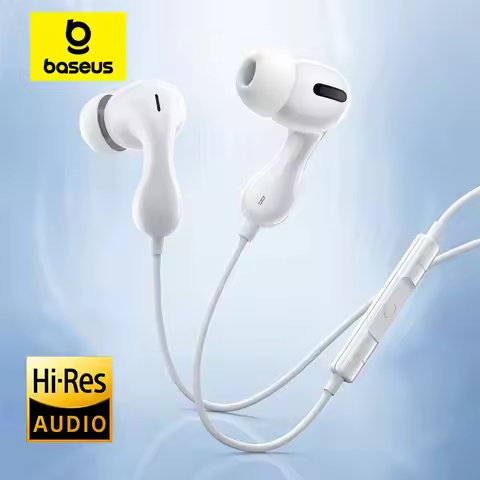 Baseus Encok CZ20/HZ20 in-ear Wired Earphone Hi-Res Type-C/3.5mm Jack with Mic Wired Headphones For 