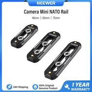 NEEWER Camera Quick Release Mini NATO Rail Chống Tắt Quick Release với Vít 1/4" và Chốt An Toàn cho