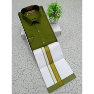 Men's Dhoti & Shirt Set