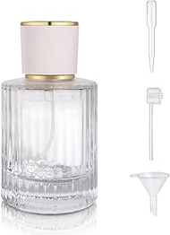 Yerpkefey 50ml/1.7 Oz Glass Spray Bottle Perfume Atomizer,Refillable Perfume Spray Bottle Perfume Bo