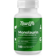 NewLife Naturals Monolaraurin Dietary Supplement - 625mg Monolaurin Lauric Acid for Immune System an