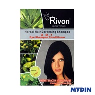 Rivon Professional Herbal Hair Darkening Shampoo 3 in 1 Dye Shampoo Conditioner