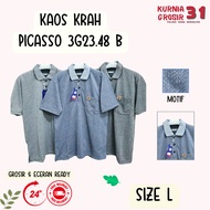 Picasso Men's Collar T-Shirt 3G2332Z 3IP2313G 3G2348B/Picasso Collar Men's T-Shirt/L Collar Shirt