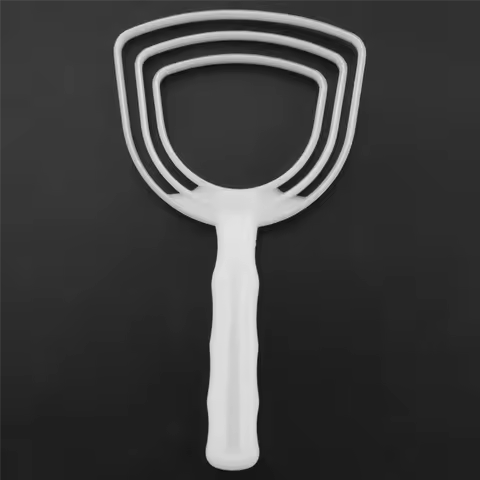 Meat Scraper Bone Dust Scraper Bone Scraper White Poly Scraper Bone Dust Remover Square Bone Dust Sc