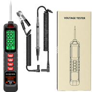 Automotive Voltage Tester Pen, DC 0.1‐100V Car Circuit Tester with Resistance Measurement, Polarity 