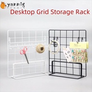 YANMIG Storage Rack, Metal Grid Display Rack, Modern with Base Grid Frame Jewelry Booth Rack For Gri
