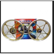 SUZUKI TXR PANTHER KAYAMA RIM BINTANG SPORT RIM SET SIAP BEARING DAN BUSH FRONT 1.60 X18 REAR 1.6 X18