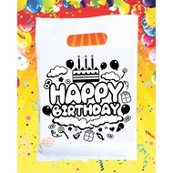 Happy birthday plastic bag UK 20x30 25x35 / olshop plastic bag
