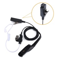 FBI Air Acoustic Tube Earpiece PTT Mic Headset for Motorola XiR P8668 P8268 APX 7000 XPR 6500 XPR 65