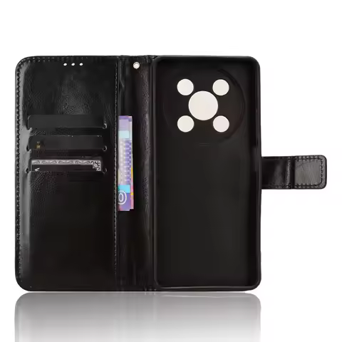 For ITEL RS4 Case Luxury Leather Flip Wallet Phone Case for Itel Rs4 Stand Function Card Holder Magn
