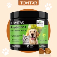 Tovitar® Pet Probiotic Soft Chews - Supports Digestive Health & Reduces Bloating in Dogs & Cats