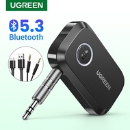 UGREEN Bluetooth 5.3 Receiver Car Adapter Portable Wireless Audio Adapter 3.5mm Aux for Music Stream