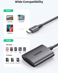Đầu đọc thẻ SD/TF chuẩn USB Type C Ugreen 80888