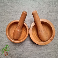 Spice Pounder Mortar, Food Pounder - Online Island Wooden Mortar