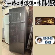 二手家電 雙門冰箱｜Panasonic 國際牌雙門變頻冰箱-NR-B409TV-393公升-晶鈦銀- 一格二手家具生活館