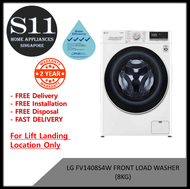 LG FV1408S4W FRONT LOAD WASHER (8KG)+2 YEARS LOCAL MANUFACTURER WARRANTY