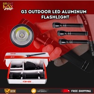 G3 GHS Flashlight  Outdoor LED Aluminum-Cadmium Flashlight WITH POWERBAK