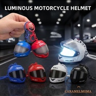 CARAMELOMA Mini Night Light Pendant Lightweight Cool Light-up Helmet Keychain Multifunctional Cartoo