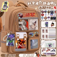 กระเป๋าเป้ Neon Genesis Evangelion สไตล์วิทยาลัย สำหรับโรงเรียนประถม มัธยมต้น มัธยมปลาย ป้องกันกระดู