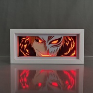 Anime Kurosaki Ichigo Led Light Box  Sleeping Night Light  Desktop Decoration Charging Touch Dimming Atmosphere Light Bedhead Light Decoration Painting Gift