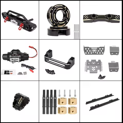 1: 7 Mk07 Metal Modification Op Upgrade Parts, Armor, Counterweight, Front Bumper, Trailer Hook, Rem
