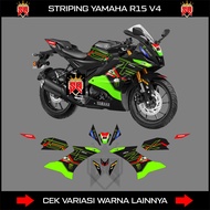 STRIPING R15 V4 YZF V4 RM1 /DECAL STICKER YAMAHA R15V4 YZFV4