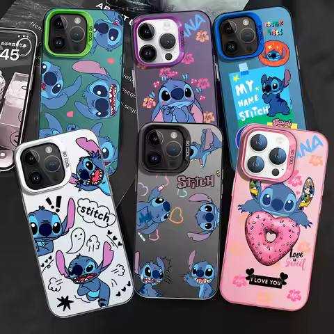 Lovely Disneys Stitchs Case for VIVO Y15S Y16 Y17S Y21 Y22S Y27 Y50 Y91 Y93 V23 V25 V27 V29 S1 Pro 5