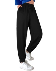 Sweatpants Women with Pockets Loose Lightweight Stretch Yoga Lounge Pants Comfy Drawstring Workout J