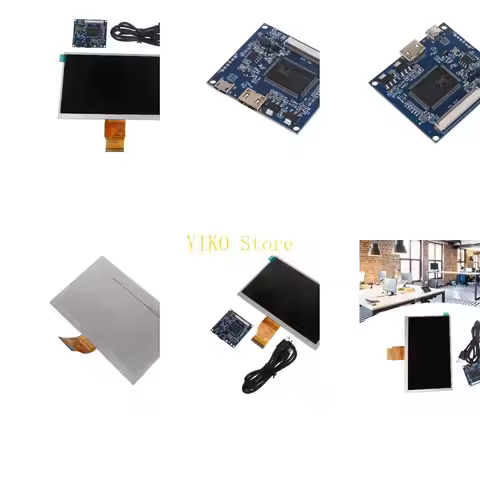 K32C 7Inch LCD Monitor Screen Display Panel with Drive Control Board HDMI1.2 1024x600
