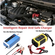 12V 24V Car Motorcycle Battery Charger Portable Battery Charger