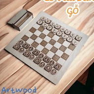 Wooden chess set, chess, MDF wooden chess set, Minimalist chess set - laser cut chess set, intellect