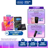 Durex Play 2in1 Vibrator Toy + Durex Performa Condoms 12s