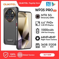 [สต็อกท้องถิ่น] OUKITEL WP35 PRO โทรศัพท์มือถือ5G 36GB + 512GB 6.6Inch 2.4K จอแสดงผล11000 K 64MP + 8