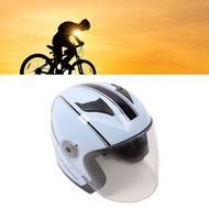 Ganlitong หมวกกันน็อคเอบีเอสเปิดหน้าสำหรับรถจักรยานยนต์ไฟฟ้าขนาดกะทัดรัดครึ่งหมวกกันน็อค