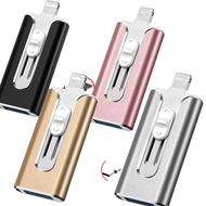 💖แฟลชไดรฟ์ USB 3-in-1 ไฮเทค💖แฟลชไดรฟ์ USB 3-in-1 แบบพกพา ความจุ 1TB แบบพุช-พูล แฟลชไดรฟ์ USB แบบพุช-