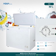 Freezer Box AQUA AQF-200 (W) Kapasitas 200 Liter Chest Freezer