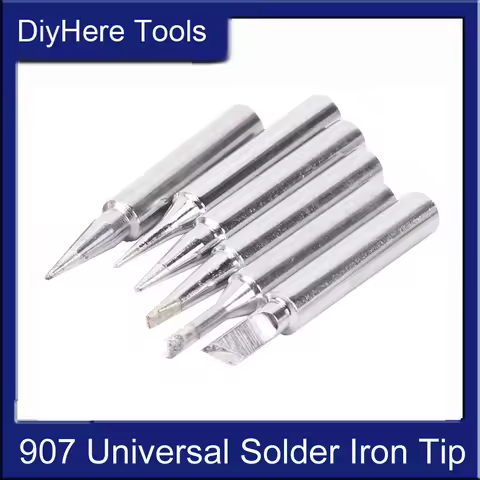 1Pc Universal 907 Soldering Iron Tips 60W Constant Temperature Internal Heating Welding head 907-K/S