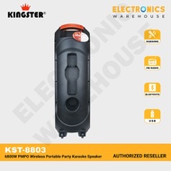 ♞Kingster KST-8803 6800W PMPO Wireless Portable Party Karaoke Speaker