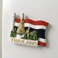 (15 Designs) Thailand Fridge Magnet 3D Resin Refrigerator Sticker Thai Souvenir Travel Gift Bangkok 