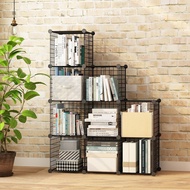 [Malay Ready Stock] SweetHomeMY DIY 9 Cube Metal Wire Multi-Function Storage Rack