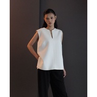 FLOMORS - MASON TOP IVORY Sleeveless Blouse