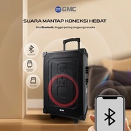 speaker Bluetooth GMC 883H – Bluetooth Karaoke Speaker 12" – 130W USB SD TF AV/AUX In FM Radio 2 Mic