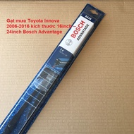Toyota Innova 2006-2016 wipers, size 16inch - 24inch Bosch Advantage