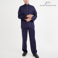 Gene Martino Baju Melayu Premium Dull Satin Classic Fit 777 - Dark Purple 79