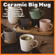 400ML Mug Coffee/Ceramic Mug/Aesthetic Mug/Cawan Aesthetic/Mug Set/Mug Gift/Coffee Cup/Coffee Mug/Cu