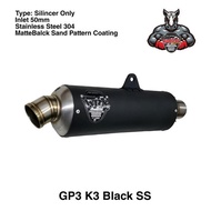 WRX GP3 Black SS K250 New Ninja250Fi Exhaust