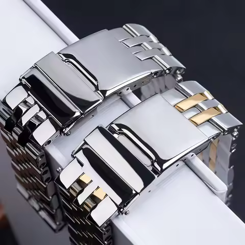 20mm 22mm 24mm Stainless Steel Wristband For Breitling Strap Timing Super Ocean Avenger NAVITIMER Wa