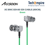 ACCSOON XC-BNC-SDI-80 SDI CABLE BLACK GREEN YELLOW 80CM VIDEO TRANSMISSION CABLE